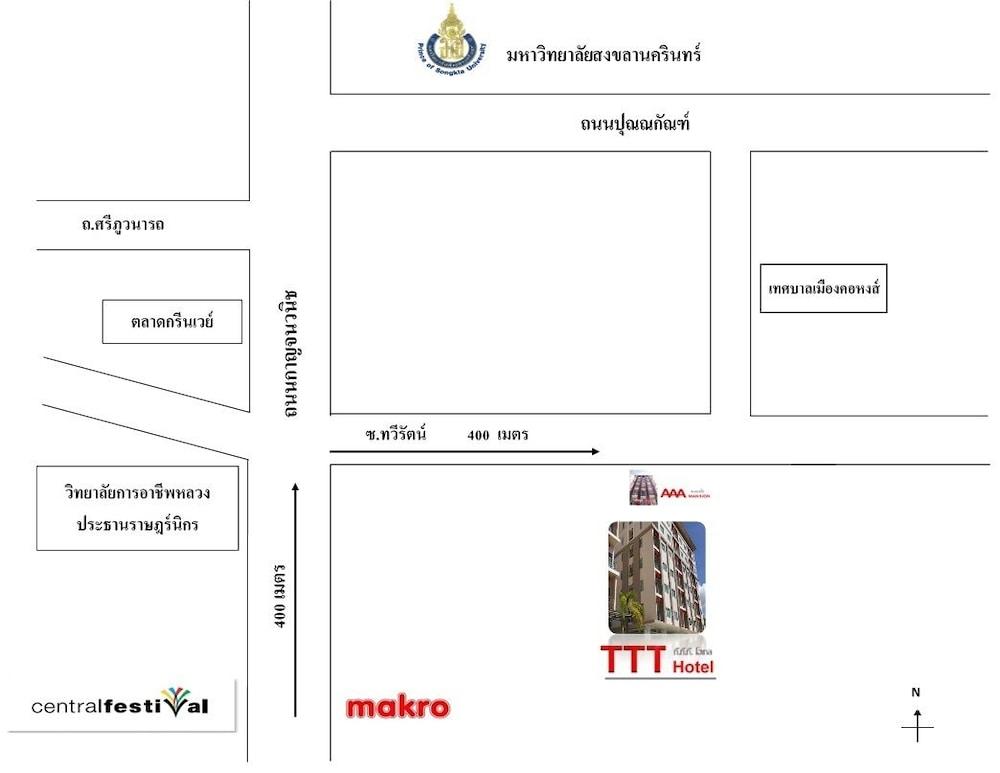 TTT Hotel Hat Yai Buitenkant foto
